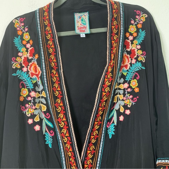 Johnny Was Vanessa embroidered floral kimono duster XS - Picture 6 of 10